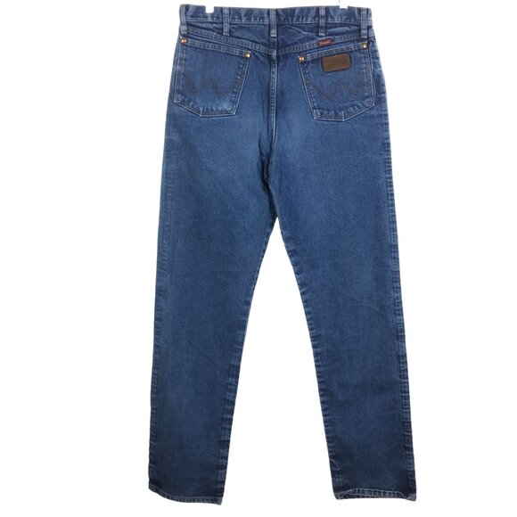 Wrangler Mens Cowboy Cut Relaxed Fit Jeans Sz 35 x 38 Style 31MWZPW Medium Wash - Picture 6 of 9